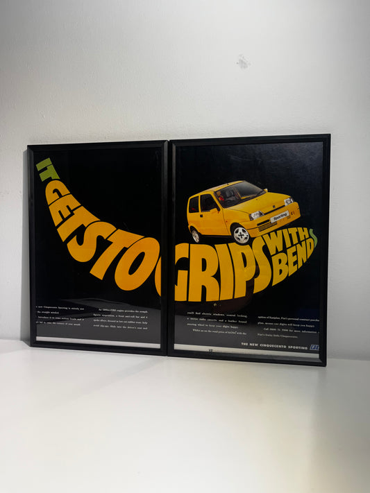 Original 90s Fiat Cinquecento Advert