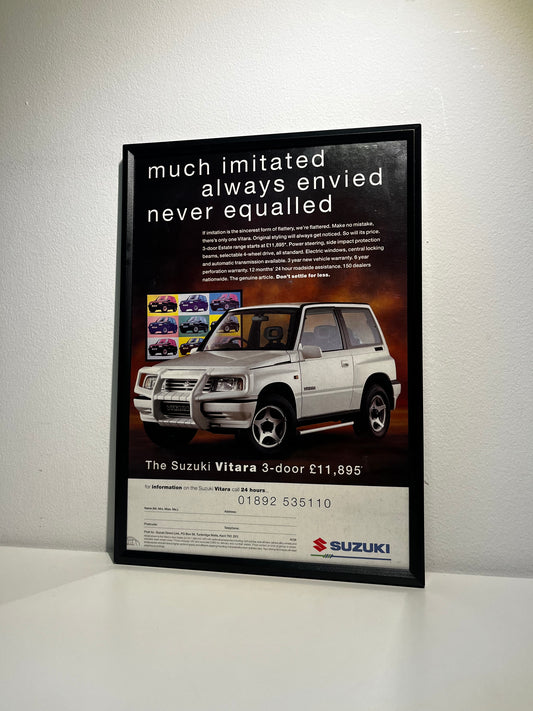 RARE Original Suzuki Vitara Advert - 1990s