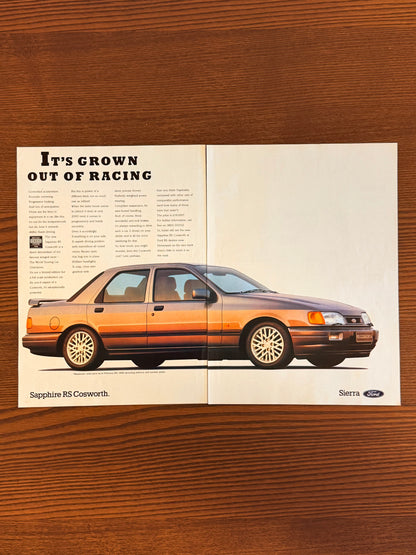 Original Ford Seirra Sapphia RS Cosworth Advert - 1990s