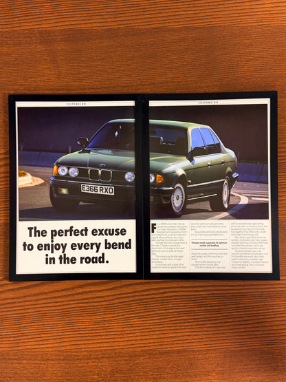 Original BMW E32 7 Series Advert - 1980s