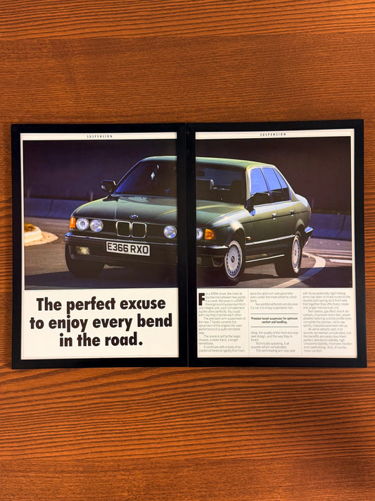 Original BMW E32 7 Series Advert - 1980s
