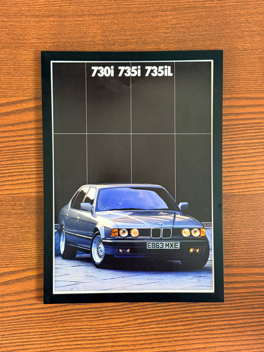 Original BMW E32 7 series Advert - 1980s