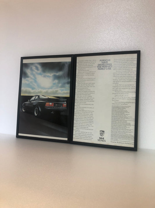 Original Vintage Porsche 944 Advert -1985