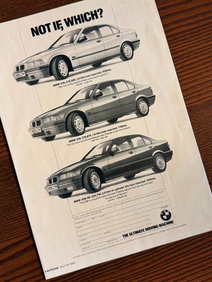 Original E36 Coupe Advert - 1990s