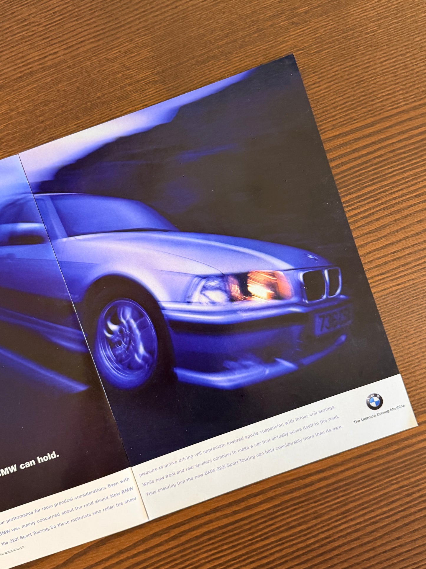 Original BMW E36 Touring 323i Advert - 1998