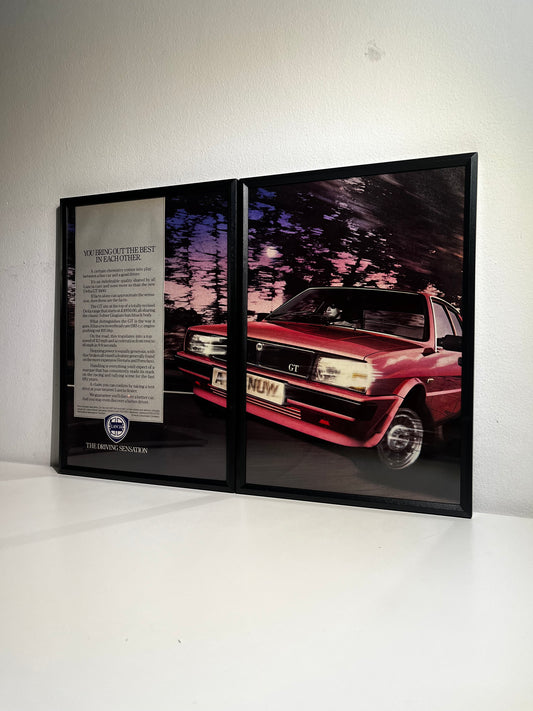 Original Lancia Delta GT1600 Advert - 1980s