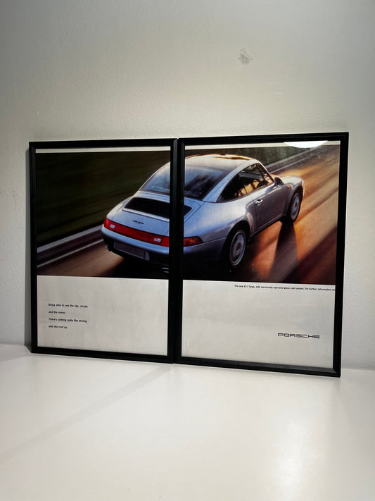 Original Porsche 911 Targa Advert - 1990s