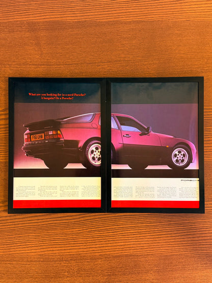 Original Porsche 944s Advert - 1980s