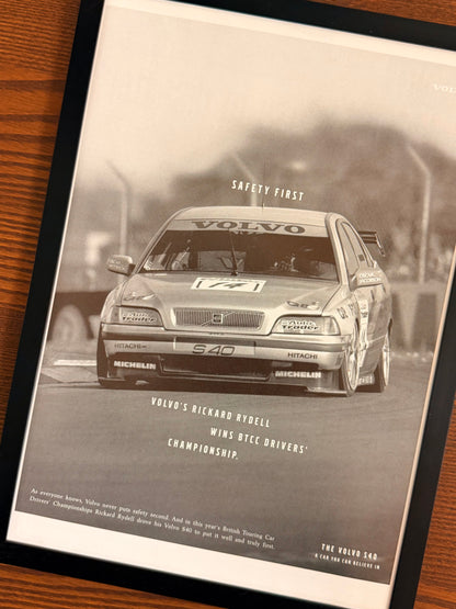 Original Volvo S40 Advert - 1990s