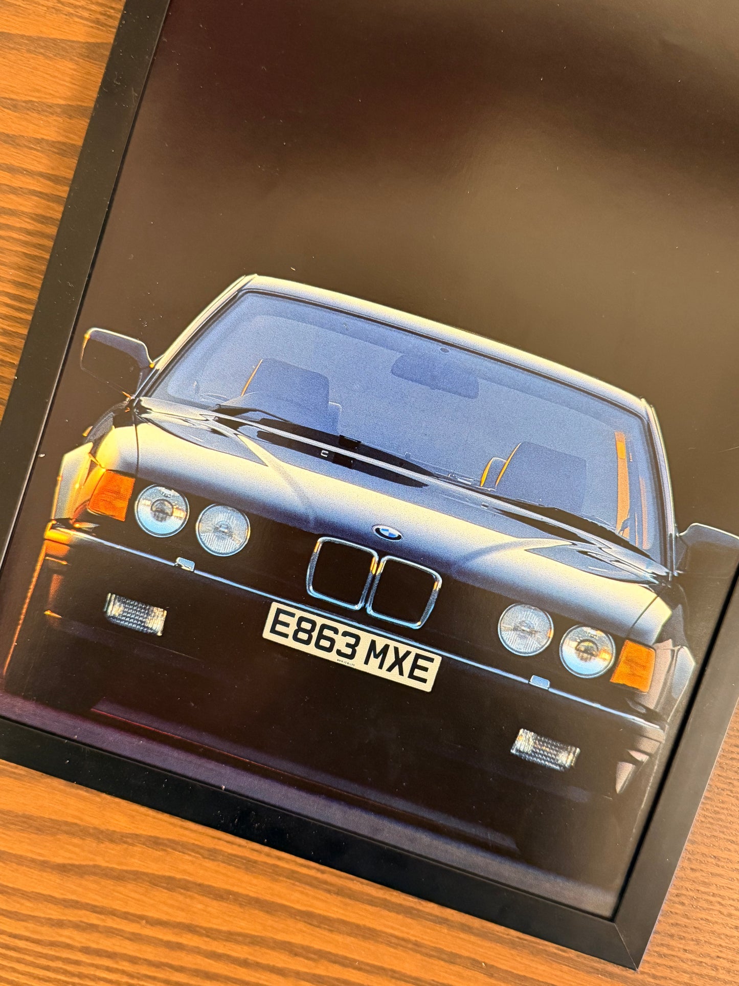 Original BMW E32 7 series Advert - 1980s