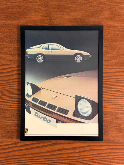 Original Porsche 924 Turbo Advert - 1980s