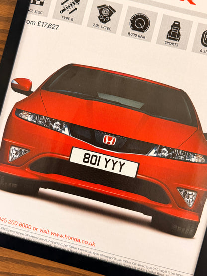 Original Honda Civic Type R Advert - 2000s