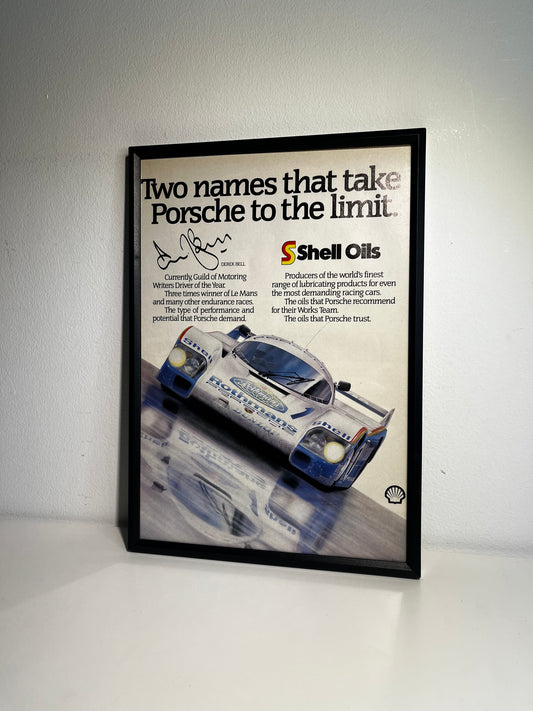 Original Shell Le Mans Advert - 1980s