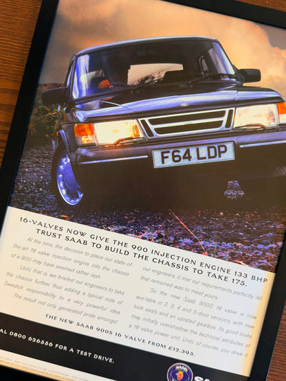 Original Saab 900 Advert - 1980s