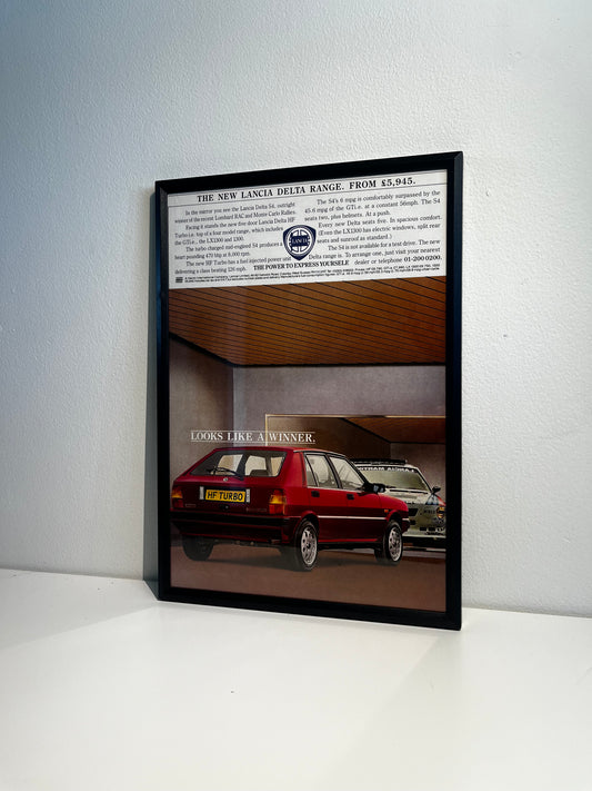 Original Lancia Advert - 1988