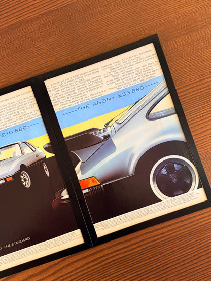 Original Porsche 911 & 924 Advert - 1980s