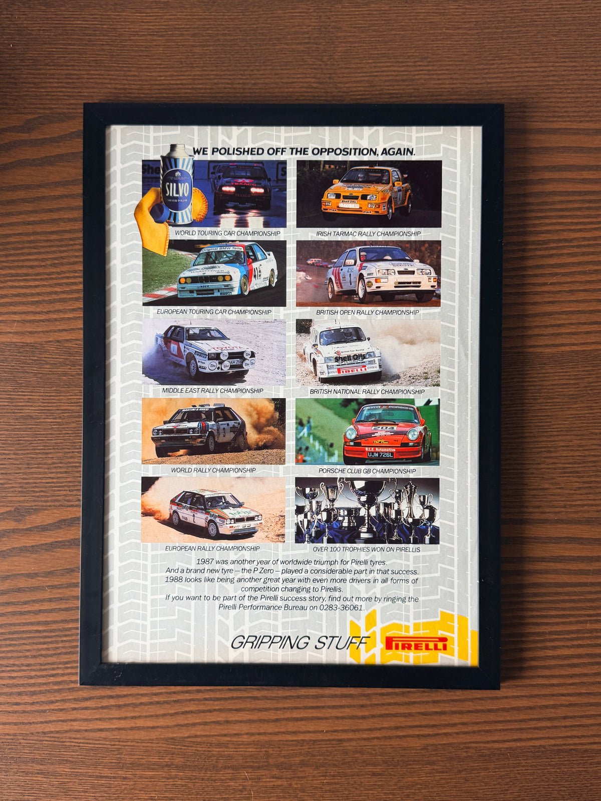 Original Pirelli Advert - 1980’s