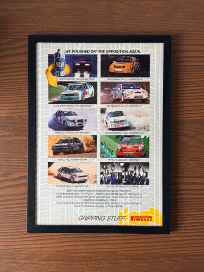 Original Pirelli Advert - 1980’s