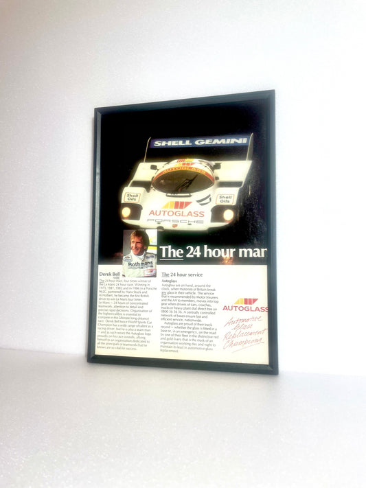Original Rare Le Mans Autoglass Advert - 1990s