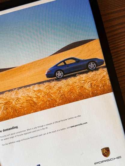 Original Porsche 911 996 Advert - 2000s