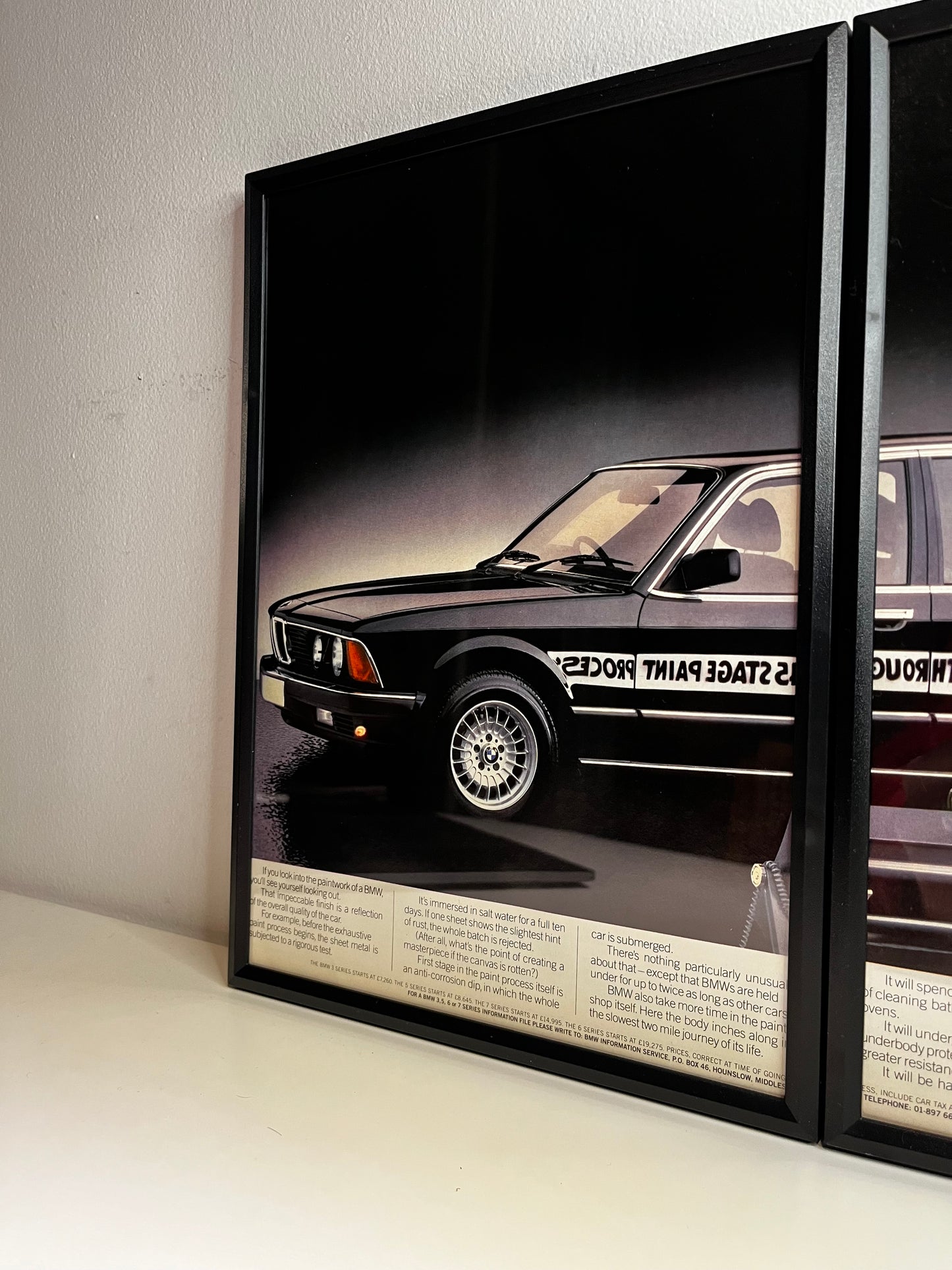 Original BMW E12 5 Series Advert  - 1984