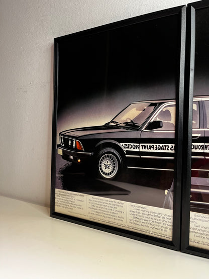 Original BMW E12 5 Series Advert  - 1984