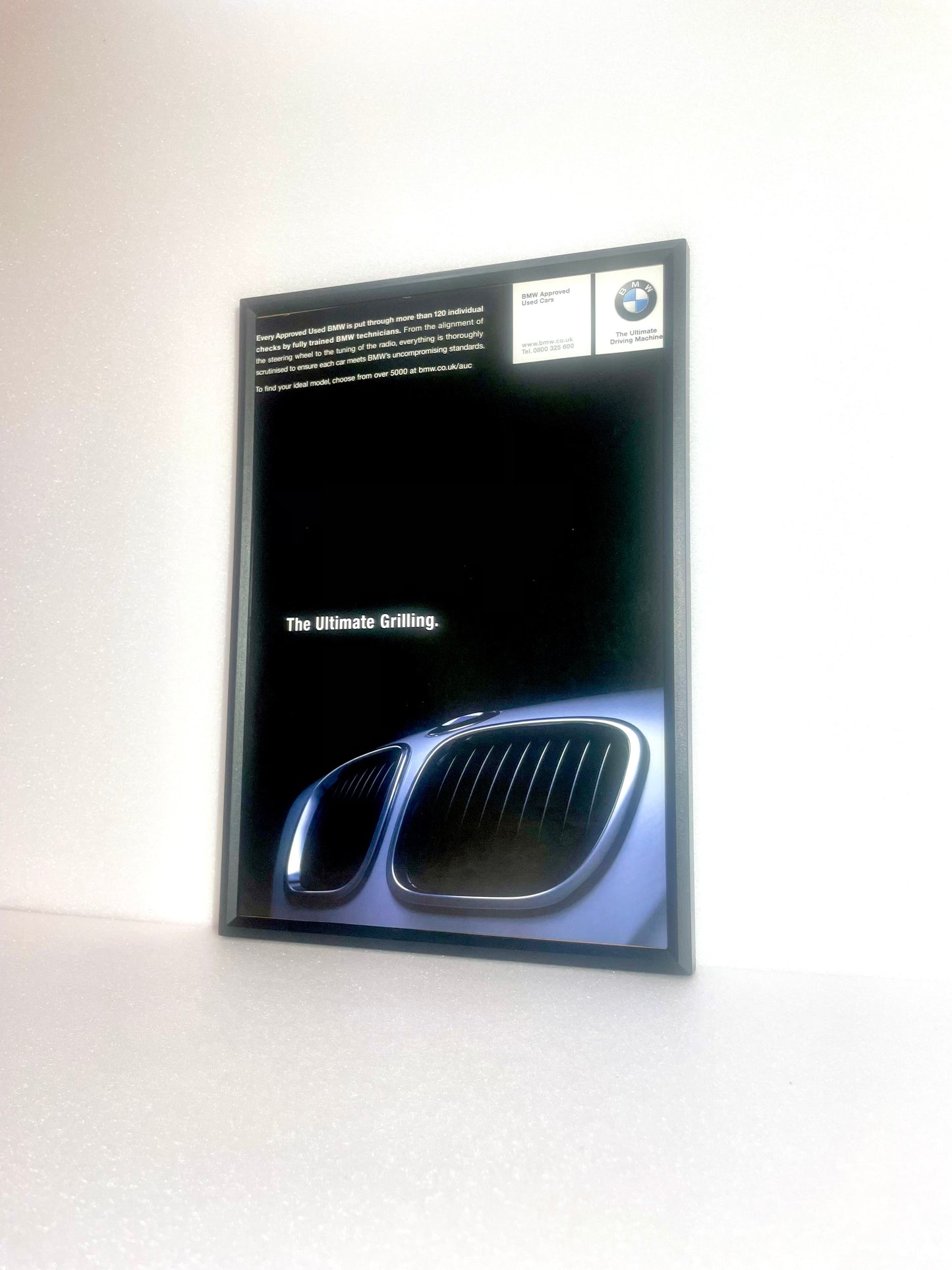 Original Rare BMW Advert -'The Ultimate Grilling' - 1990s