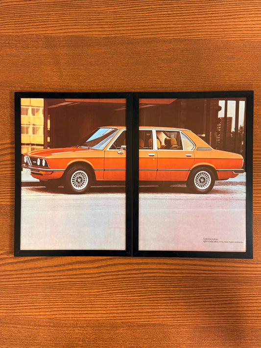 Original BMW E28 5 Series Advert - 1980s