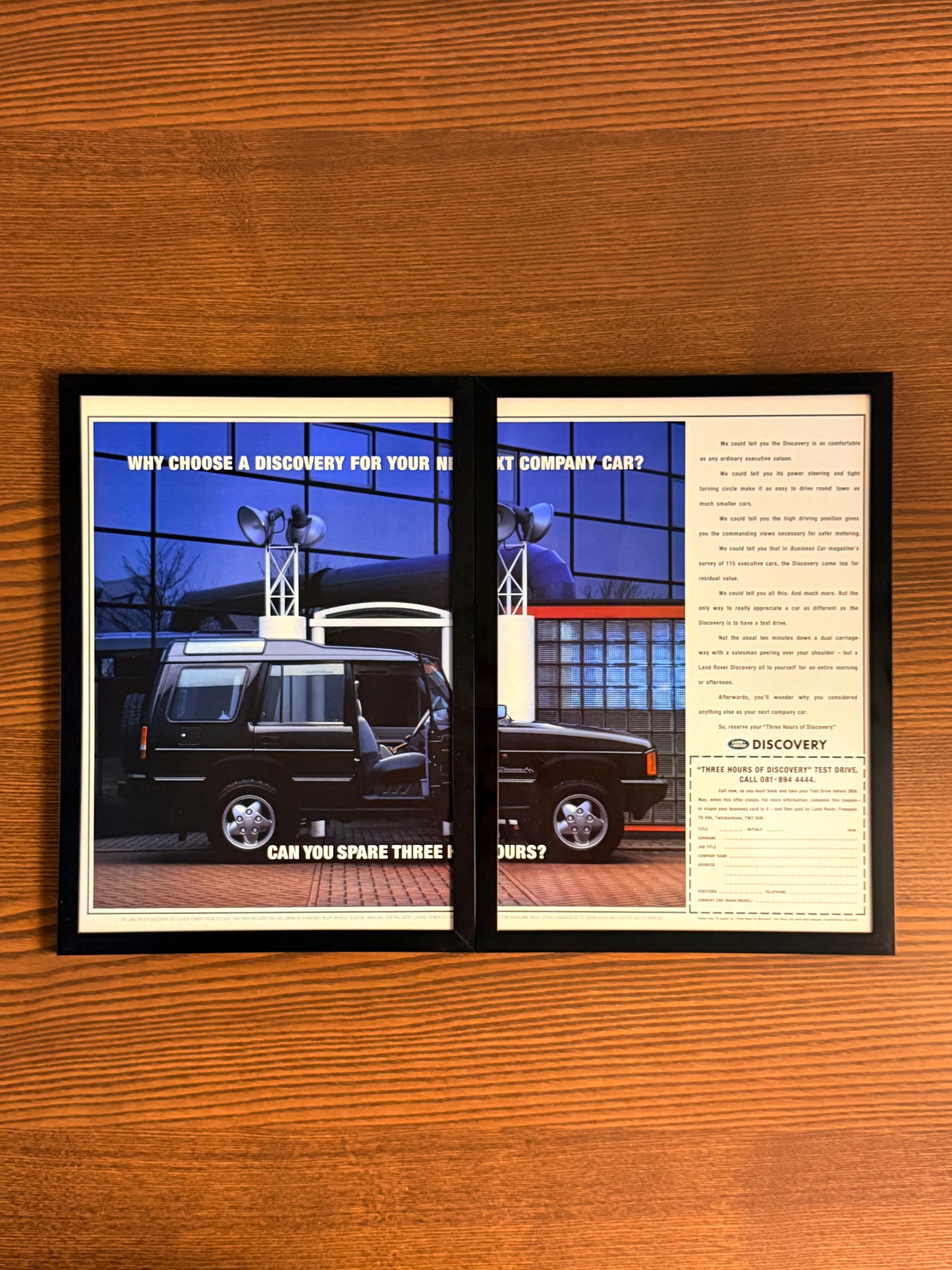 Original Landrover Discovery Advert - 1993