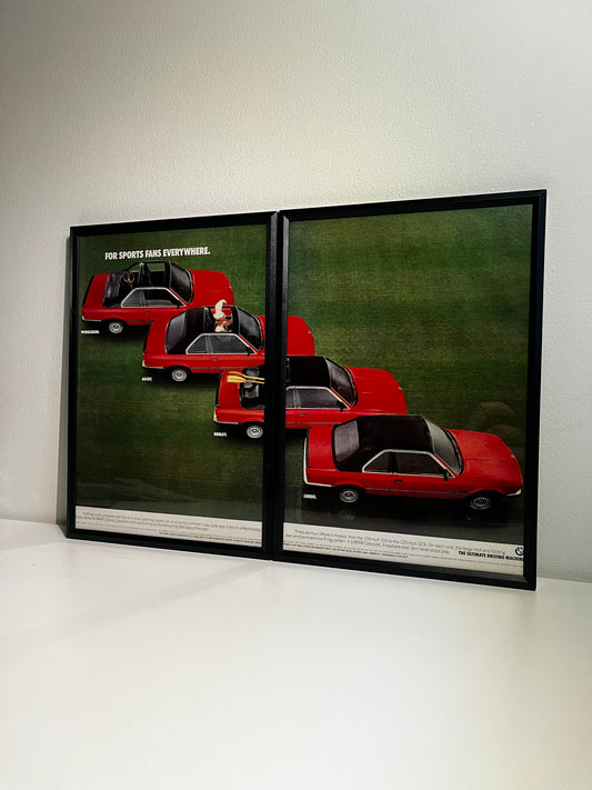 Original BMW E30-3 Series Cabriolet Advert - 1984