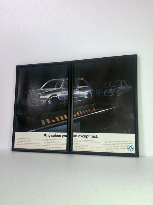 Original VW Volkswagen Golf Advert - 1986