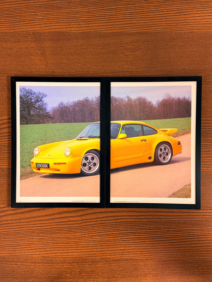 Original Porsche 911 Carrera Yellowbird Advert - 1980s