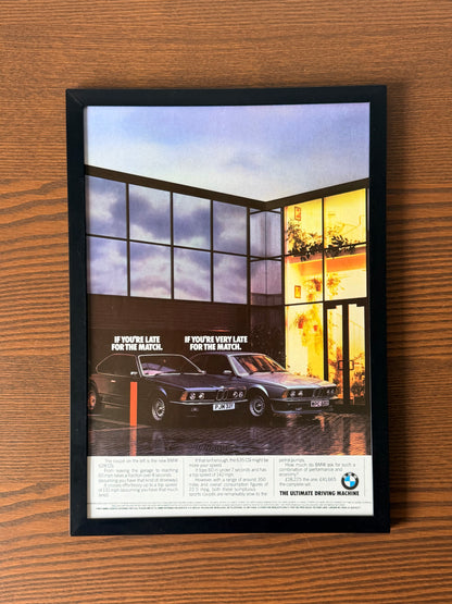 Original BMW 628 CSI / 635 CSI Advert - 1983