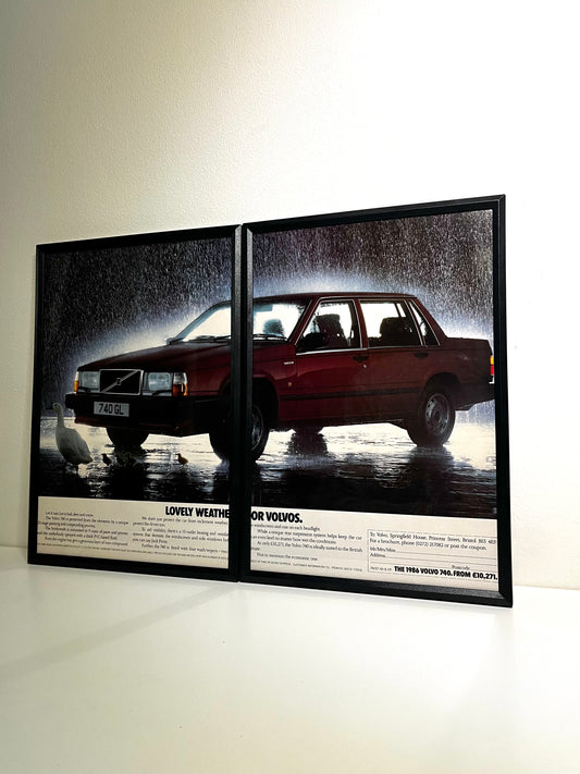 Original Volvo 740 Advert - 1990s