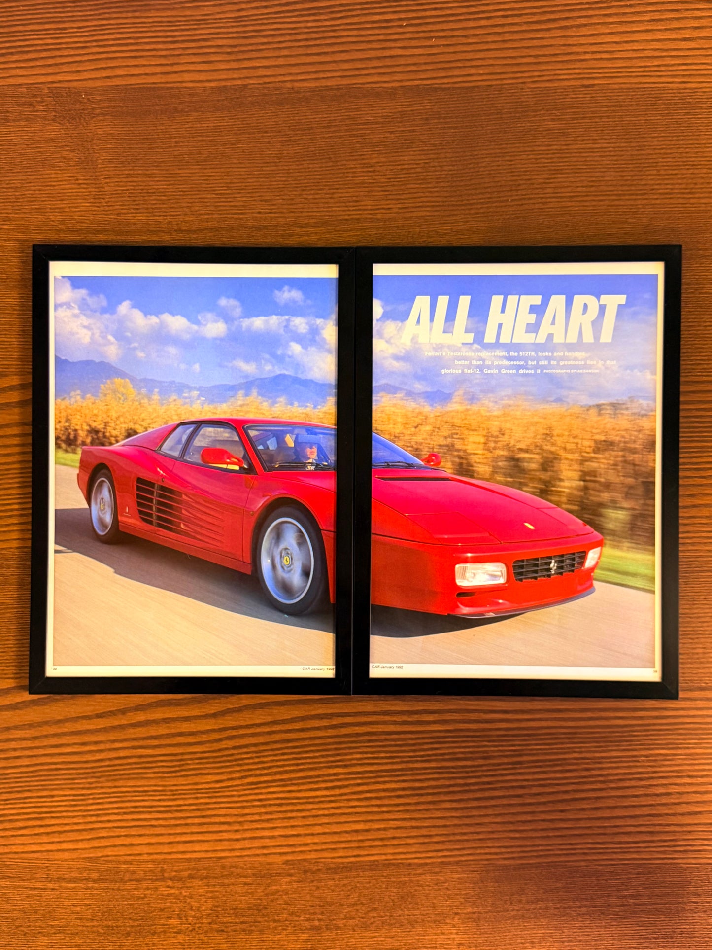 Original Ferrari Testarossa Advert - 1990s