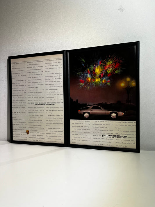 Original Porsche 928S - Series 4 Advert - 1980s