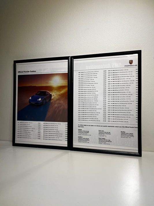 Original Porsche 911 997 Advert - 2000s