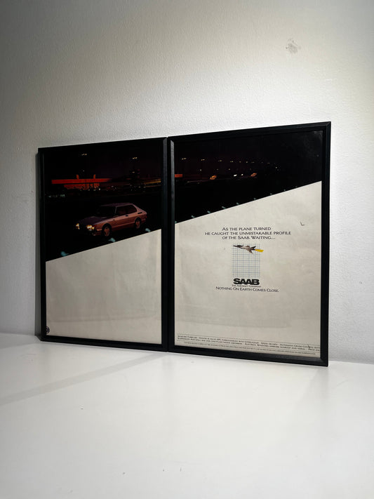 Original Saab 900 Turbo Advert - 1980s