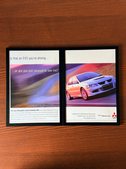 Original Vintage Mitsubishi Evo Advert - 1990s