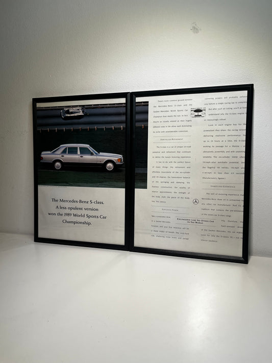 Original Mercedes-Benz S-Class Advert - 1990s