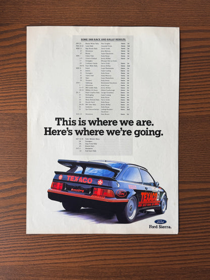Original Ford Sierra Advert - 1980’s