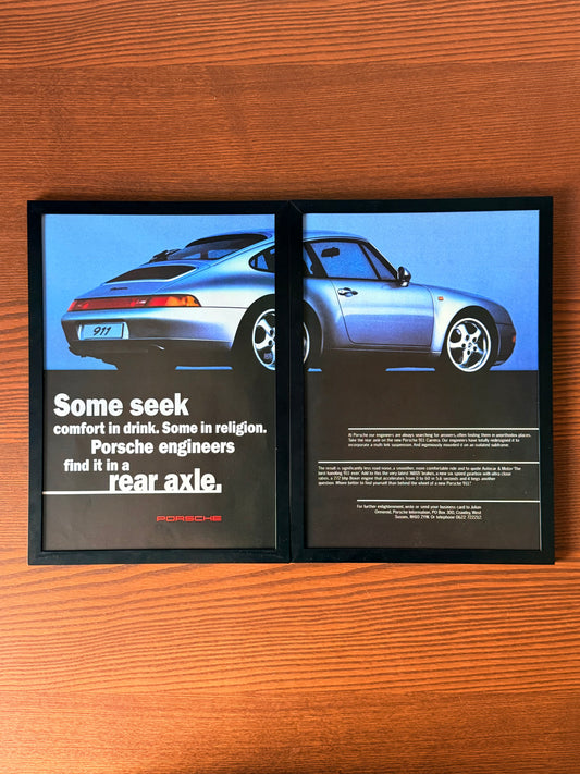 Original Porsche 911 Carrara Advert - 1990s