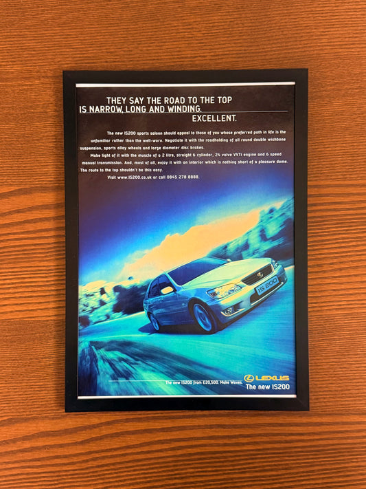 Original Lexus IS200 Advert - 2000s