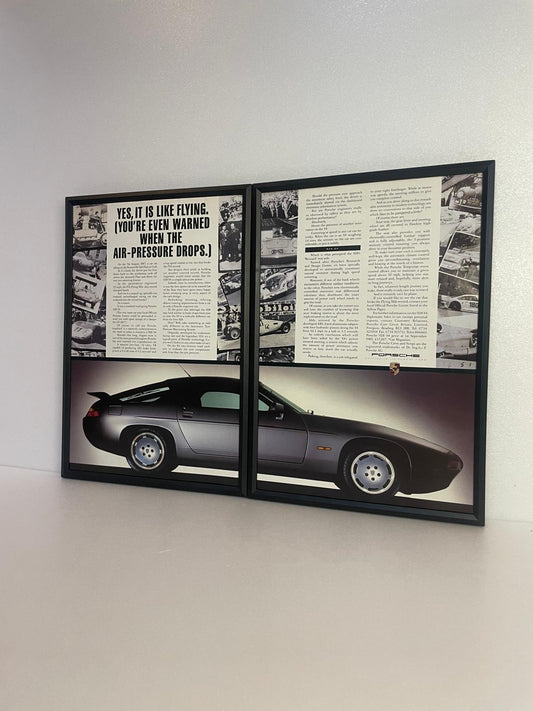 Original Vintage Porsche 928 S4 Advert - 1989