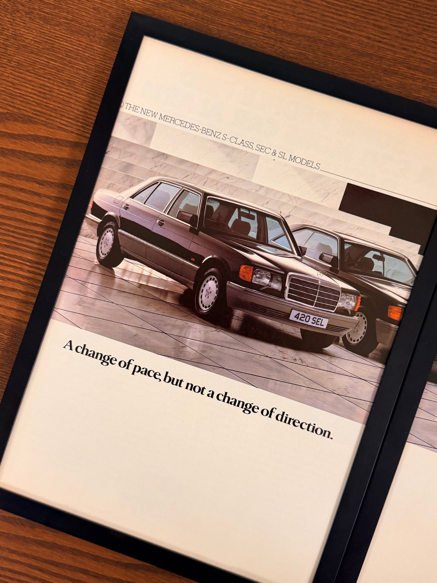 Original Mercedes S Class Advert - 1980s