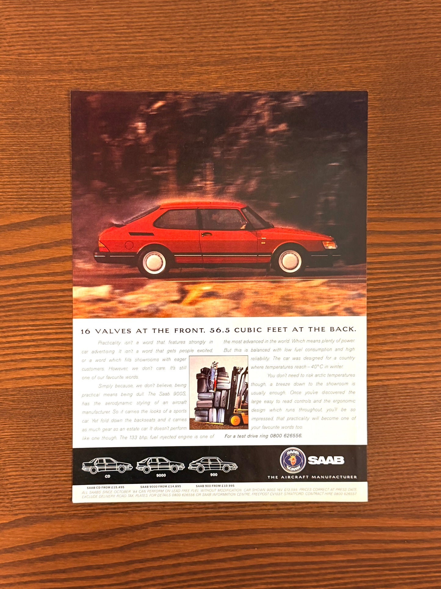 Original Saab 900 Advert - 1980s