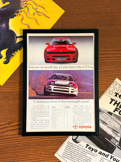 Original Toyota Celica GT Four Advert - 1980s