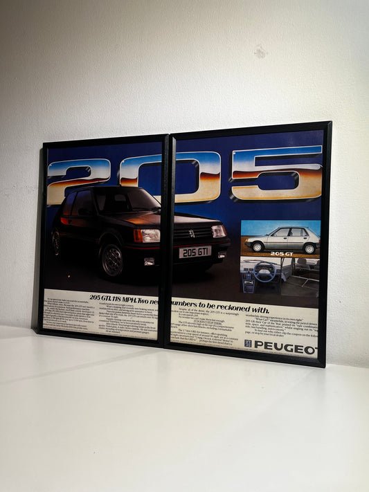 Original Peugeot 205 GTI Advert - 1980s