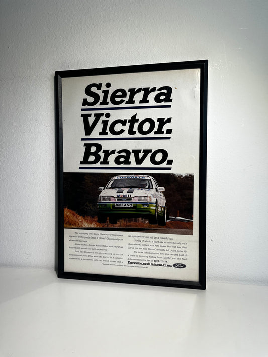 Original Ford Sierra Cosworth Advert - 1993