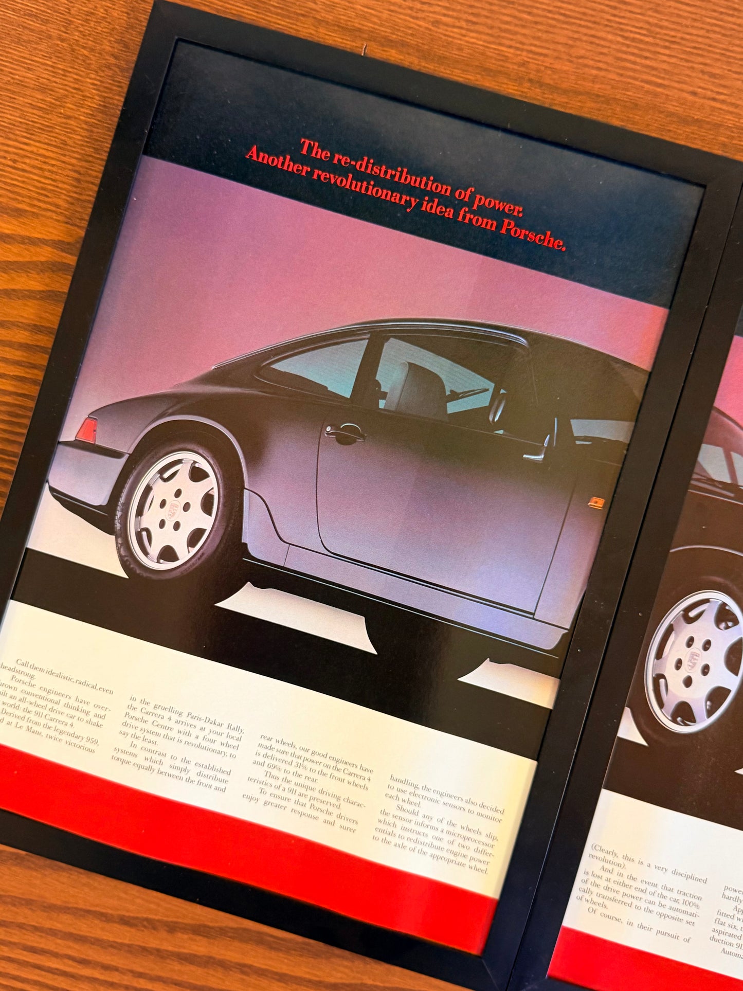 Original Porsche 911 Carrara Advert - 1990s